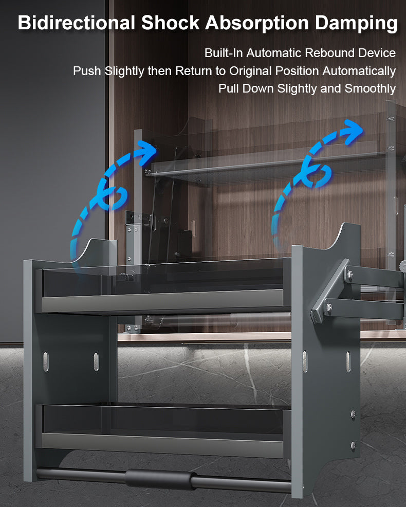 Pull Down Shelf - Frameless Cabinet