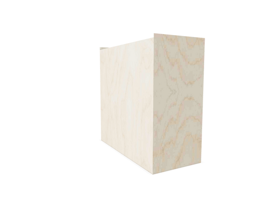 Straight Wood Range Hood