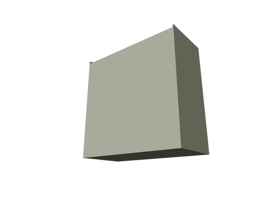 Straight Wood Range Hood